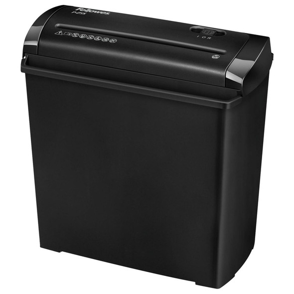Fellowes P25s 5 Sheet 11 Ltr Strip-Cut Shredder Fellowes P25s 5 Sheet 11 Ltr Strip-Cut Shredder