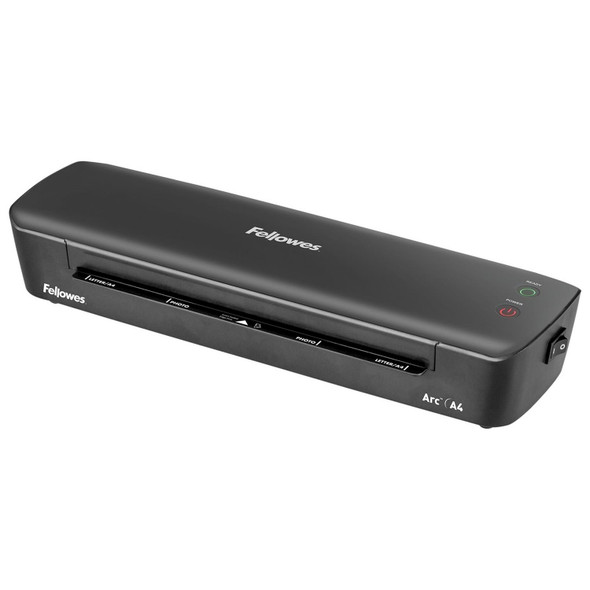 Fellowes Arc A4 Laminator 80 Micron Fast Heat Anti Jam Office Machine Open Box