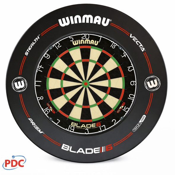 Winmau Blade 6 Professional Dartboard Surround Set No Darts Oche