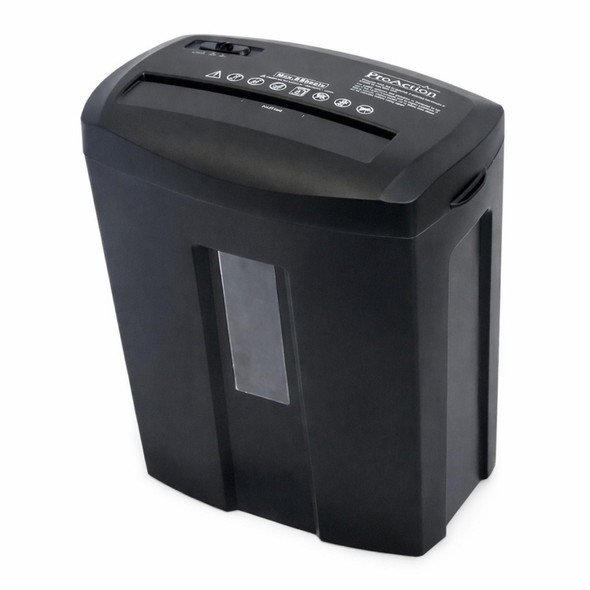8 Sheet Micro Cut Paper Shredder DIN P-4 ProAction 15L Credit Card Staples