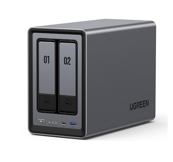 2 Bay NAS UGREEN DXP2800 Intel N100 8GB DDR5 2.5GbE Diskless Network Storage New