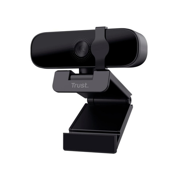 Webcam 1080p Full HD USB Trust TANOR PC Laptop Camera Microphone Privacy Black