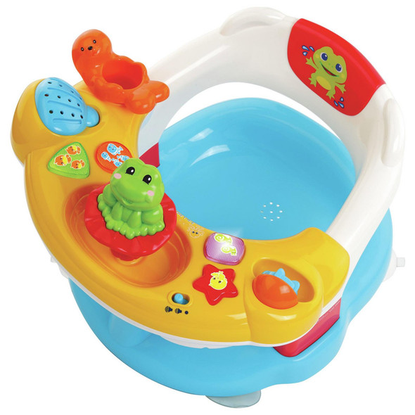 Baby Bath Seat Interactive VTech Activity Toy Suction 6-16 Months Lights Music Frog