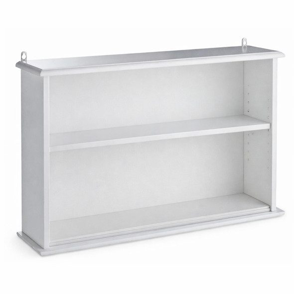Bathroom Wall Cabinet White Storage Cupboard Shelf Habitat 55x36cm MDF No Doors