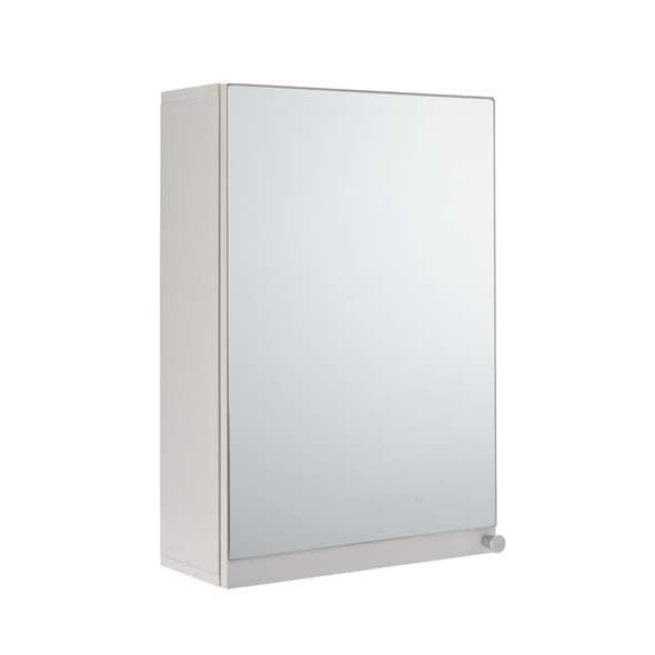 Bathroom Cabinet Mirrored Wall Mounted Storage Shelf Habitat Prime 50x34cm MDF