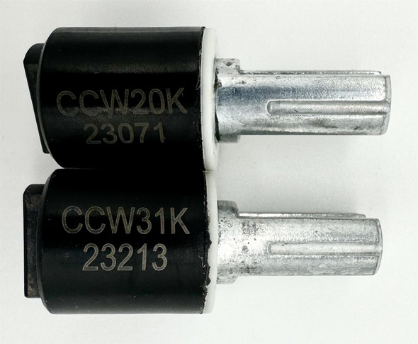 Soft Close Toilet Seat Hinges Dampers Black CCW CW Pair Replacement 22321 23213