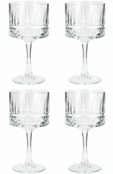 Habitat Pressed Gin Glasses Set of 2 500ml