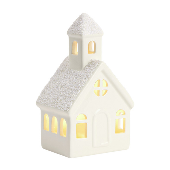Light Up Ceramic Church