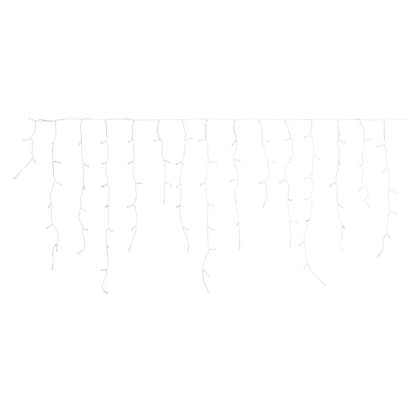 Habitat 360 White LED Christmas Icicle Lights
