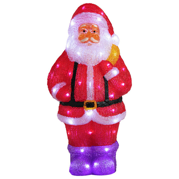 Argos Home Acrylic Santa Christmas Decoration