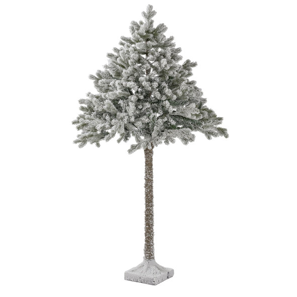 6ft Snowy Half Design Christmas Tree Habitat image 2