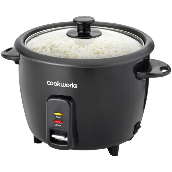 Rice Cooker 1 5L 500W Cookworks RC 8R Black