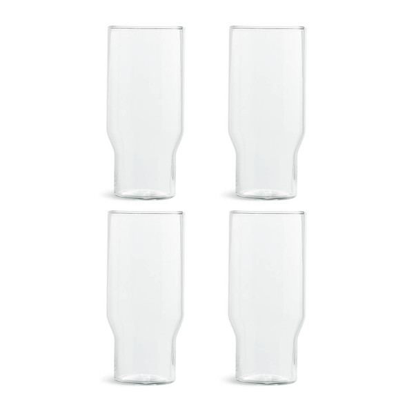 Hi Ball Glasses Set of 3 Clear Designed by Sebastian Conran 422ml. Catalogue 4-piece photo; actual stock listing supplies 3 pieces only.