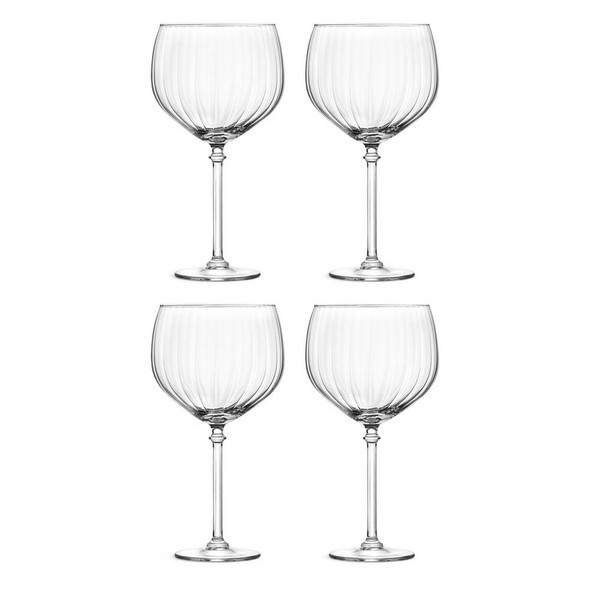 Gin Glasses Optic Ribbed Set of 4 Habitat Glassware - Argos catalogue image 2 of 5.
