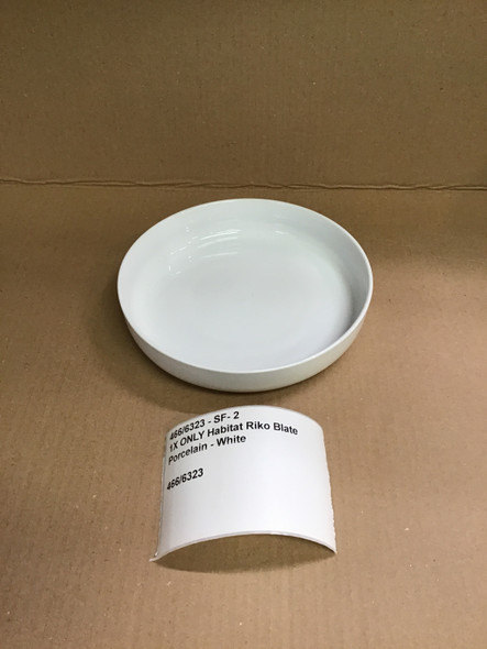 Matte White Stoneware Pasta Bowl Single Piece Habitat