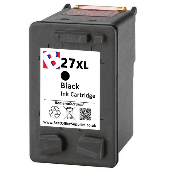27XL Black Ink Cartridge Compatible Replacement HP Printers DeskJet OfficeJet PSC