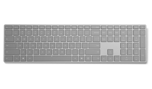 Microsoft Surface Wireless Keyboard with built in Number Pad Silver