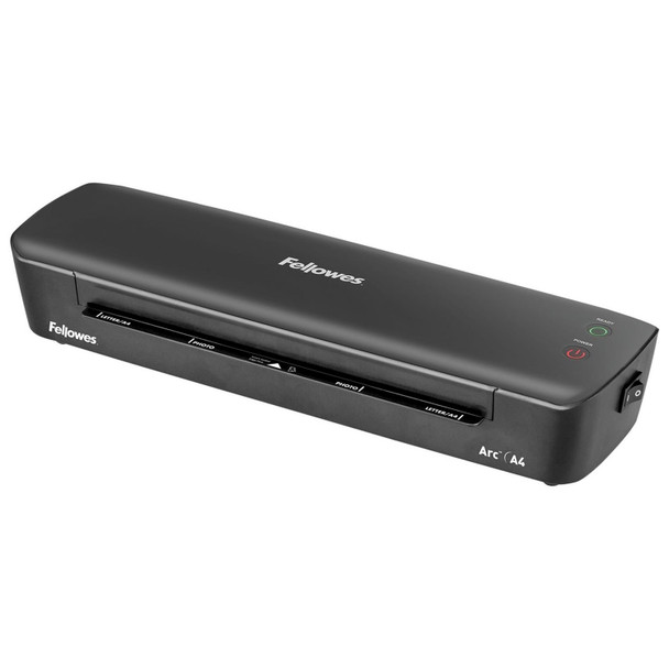 Fellowes Arc A4 Laminator 80 Micron Fast Heat Anti Jam Office Machine Open Box