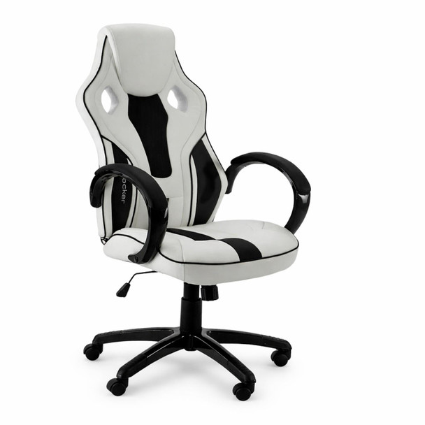 Gaming Chair Office Faux Leather Black X Rocker Maverick