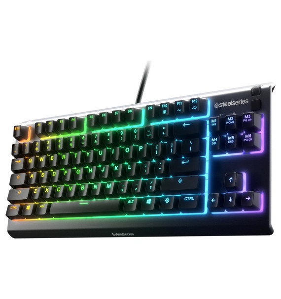 RGB Gaming Keyboard SteelSeries Apex 3 TKL Wired USB Black