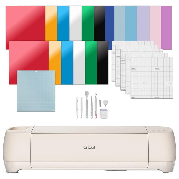 Cricut Explore 4 Smart Cutting Machine Seashell Engagement Bundle Vinyl HTV Tools Pens