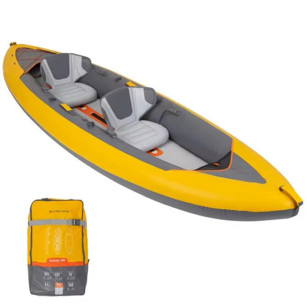 Itiwit X100 M Inflatable Kayak 2 Person Dropstitch Stable Portable Decathlon