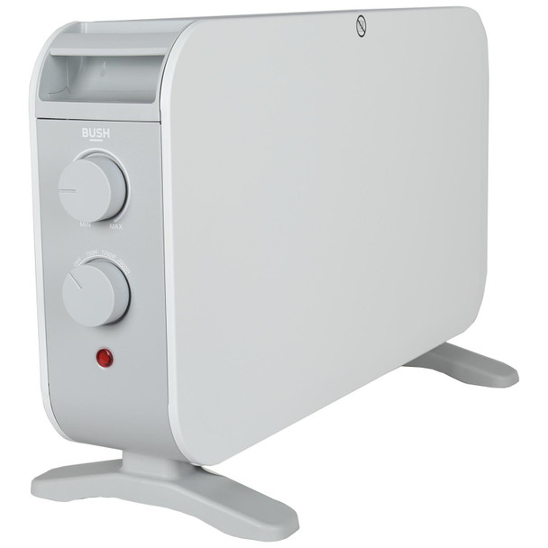 Bush 2kW Convector Heater 2000W Thermostat 3 Heat Settings Portable DF2362