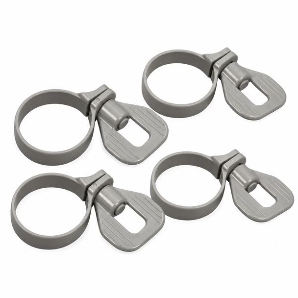Pool Hose Clamps 32mm 4 Pack Bestway Filter Pump Plastic Replacement Clips