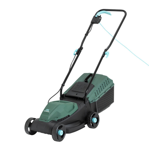 Electric Lawnmower 1200W 31cm Corded Rotary Mower 30L Grass Box McGregor