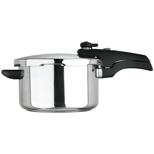 Pressure Cooker 4L Stainless Steel Induction 2 Pressure Settings Prestige Smart Plus