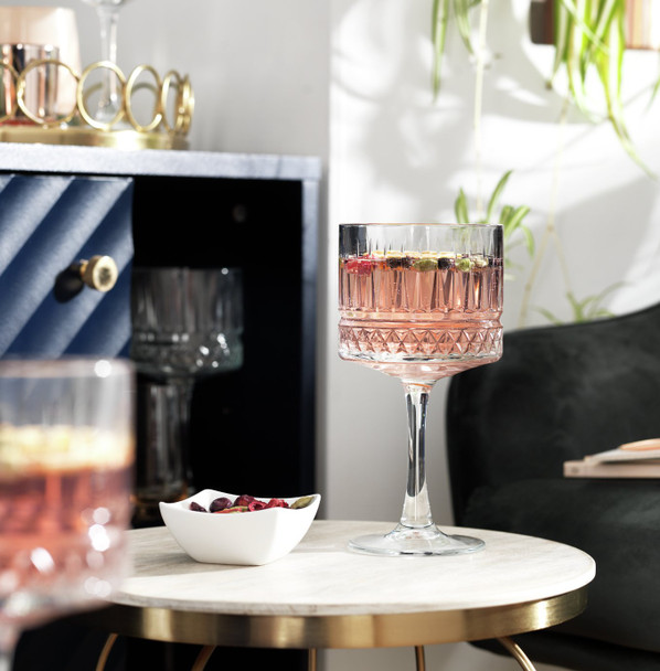 Habitat Pressed Gin Glasses Set of 2 500ml