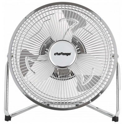 9 Inch Chrome Tilt Desk Fan 30W 3 Speed Challenge TX 9F