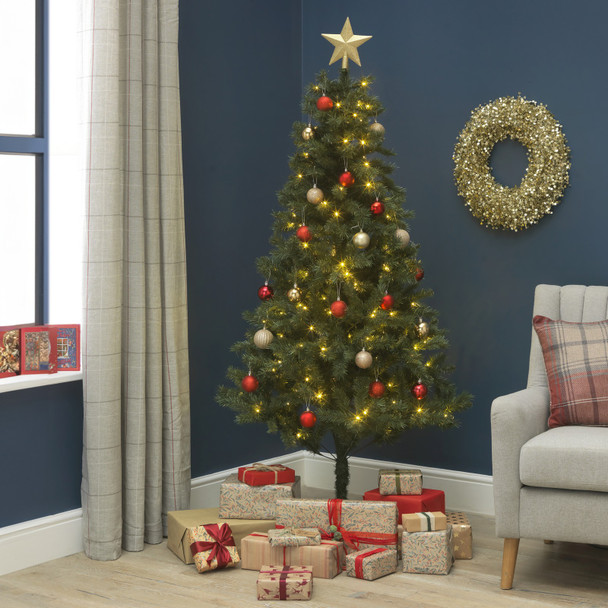 HABITAT 6FT PRE LIT NORDLAND CHRISTMAS TREE