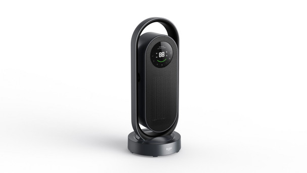 2000W Ceramic Tower Fan Heater Digital Dual Oscillation Bush Four Heat Settings - catalogue product image 1