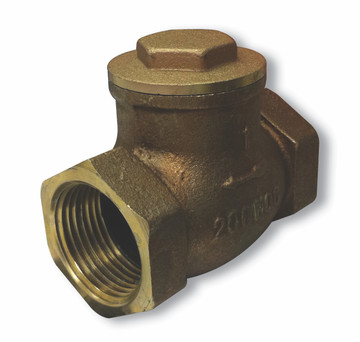 Munro Brass Swing Check Valve photo angle