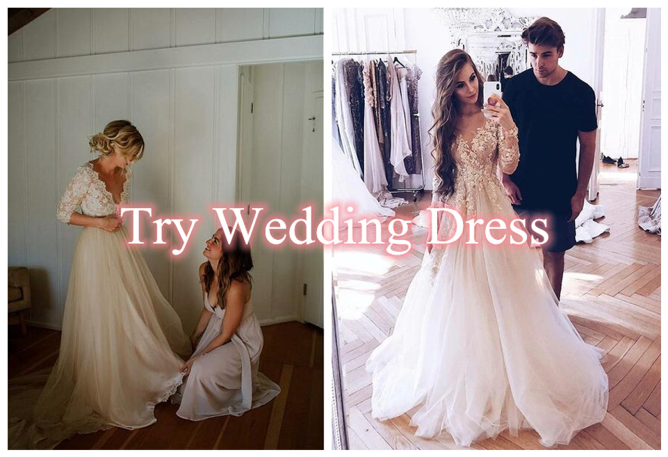 ​How to go to the bridal shop to try a wedding dress
