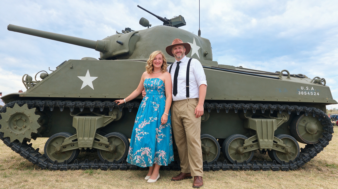 How a 1940s Vintage Dress Fits a Curvy Figure