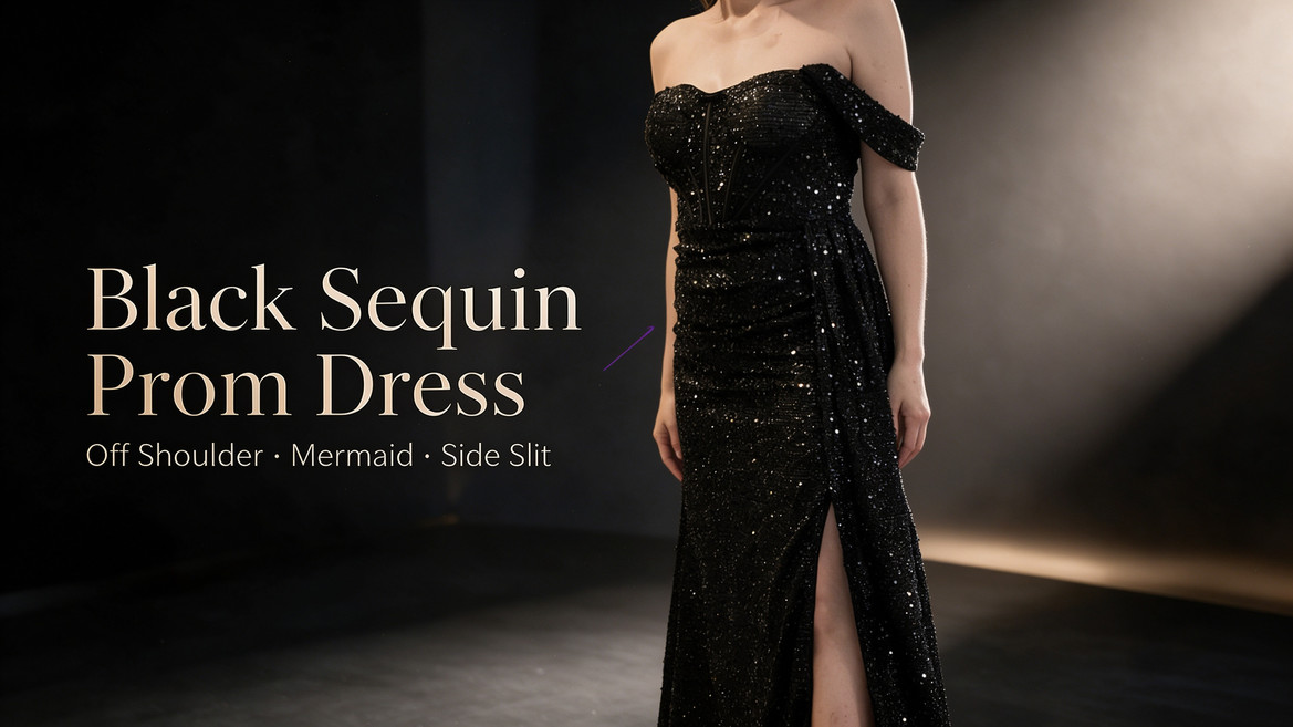The Black Sequin Prom Dress: A Guide to Fit & Style