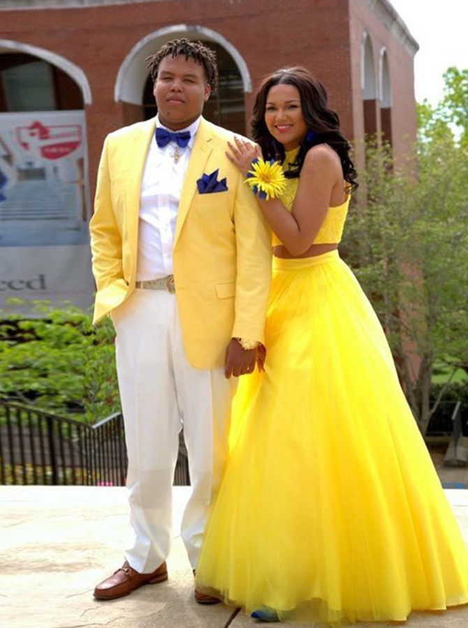 yellow prom