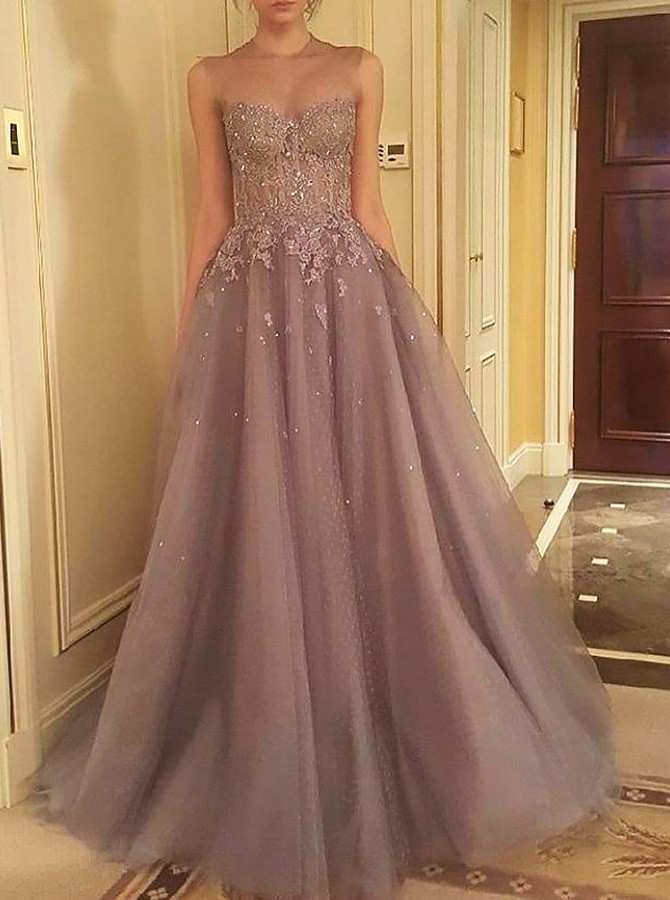 grey organza dress Strapless Light Gray Organza Long Prom Dresses, Light Gray Long Formal –  jbydress