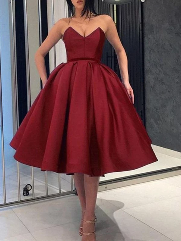 slim fit dress slacks Popular Burgundy Prom Dresses with Tulle Ruffles 2018 Two Piece Prom Party Gowns O-Neck main image 0