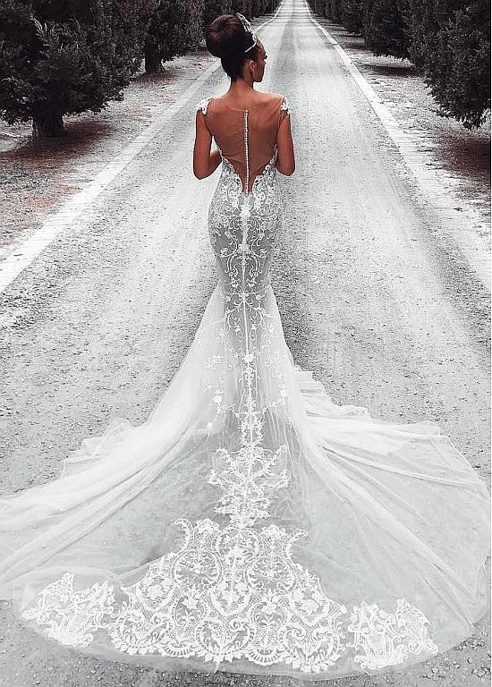 lace wedding dresses tumblr Cheap Off the Shoulder Mermaid Wedding Dresses Vintage Lace Bridal  Gown,MW492