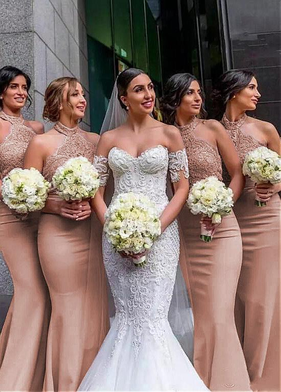 halter bridesmaid dresses under 100