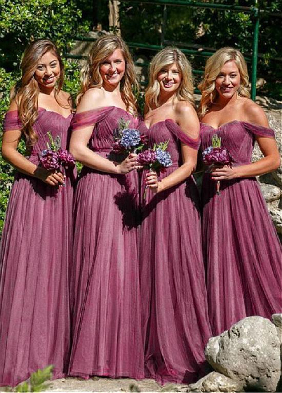 Burgundy bridesmaid store dresses under 100