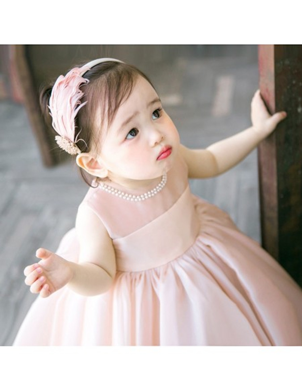 Baby Girl Blue Birthday Ruffled Pageant Gown Online India