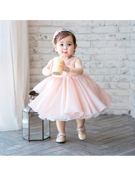 Flower Girl Pink Tutu Outfit Pink Tutu Girls Pageant Gown Flower