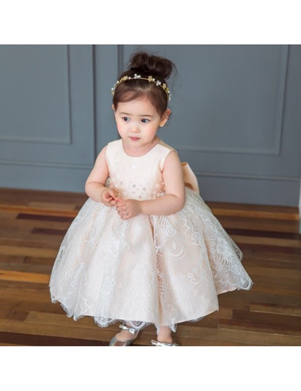 Poofy flower girl dresses clearance