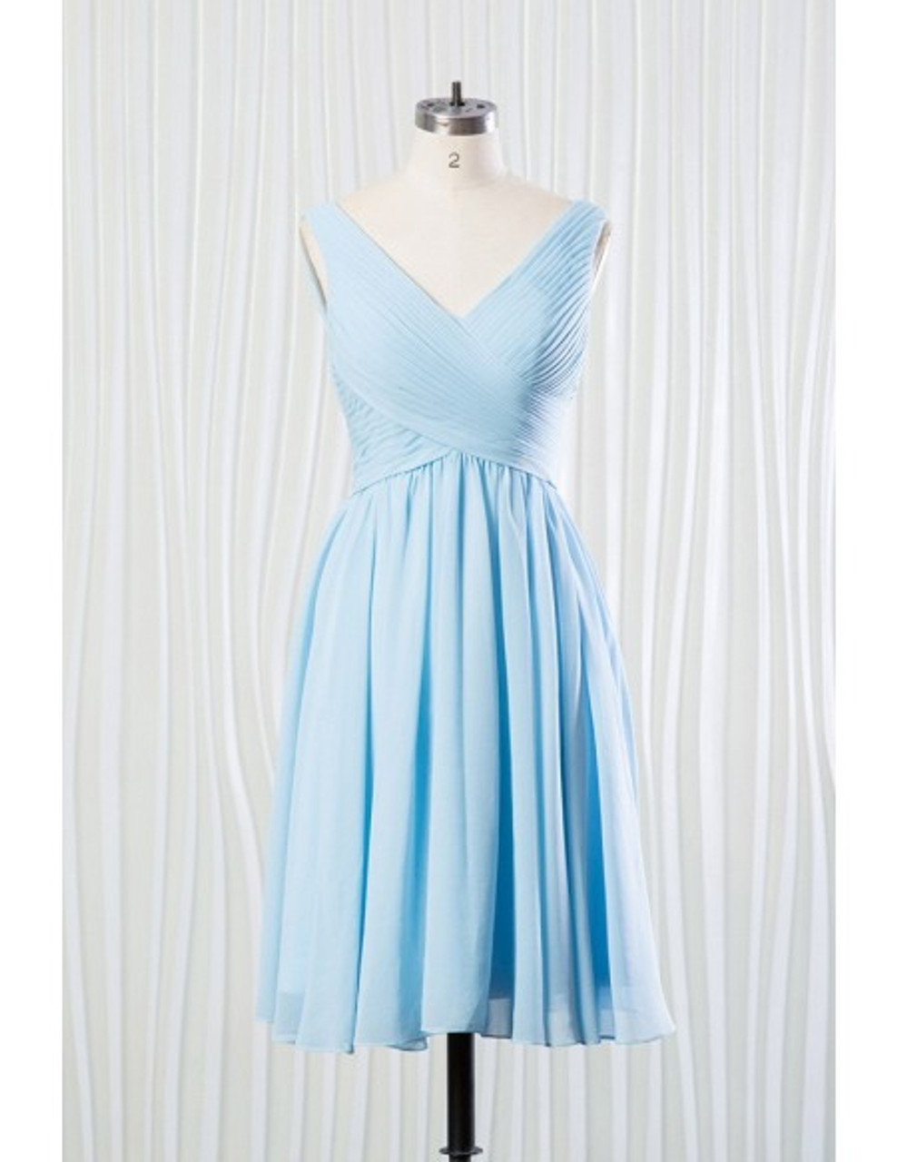 short chiffon bridesmaid dresses