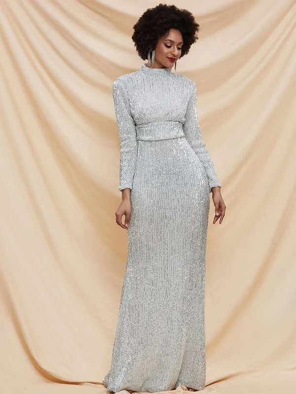 mini long sleeve prom dresses LTP0626,White sequin mini prom dresses long sleeves homecoming dresses –  Laylatailor Shop