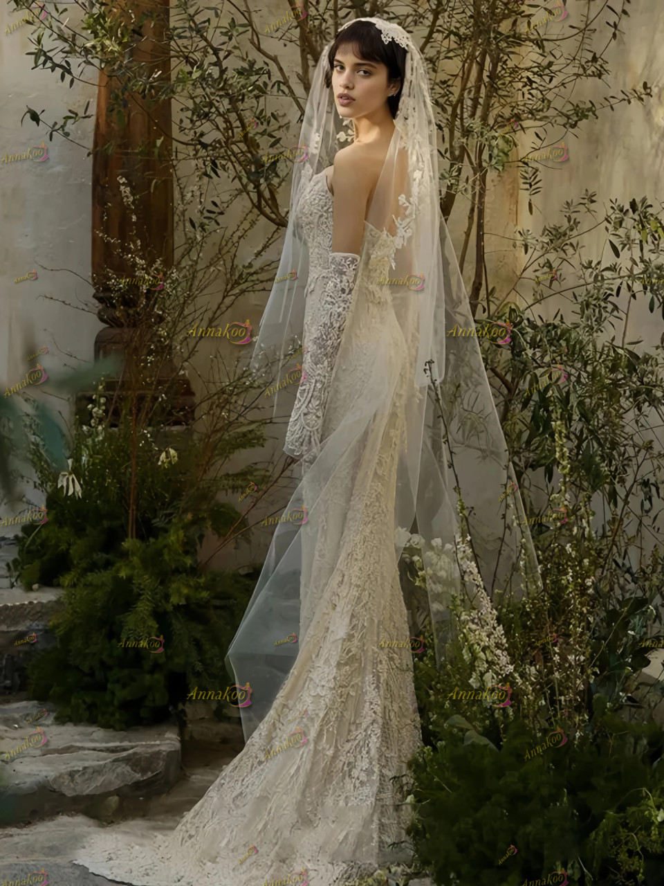 Shop 2025 ANNAKOO Sweetheart Beading Lace Trumpet Mermaid Wedding Dress Under 379 Shop 2025 ANNAKOO Sweetheart Beading Lace Trumpet Mermaid Wedding Dress Under 379